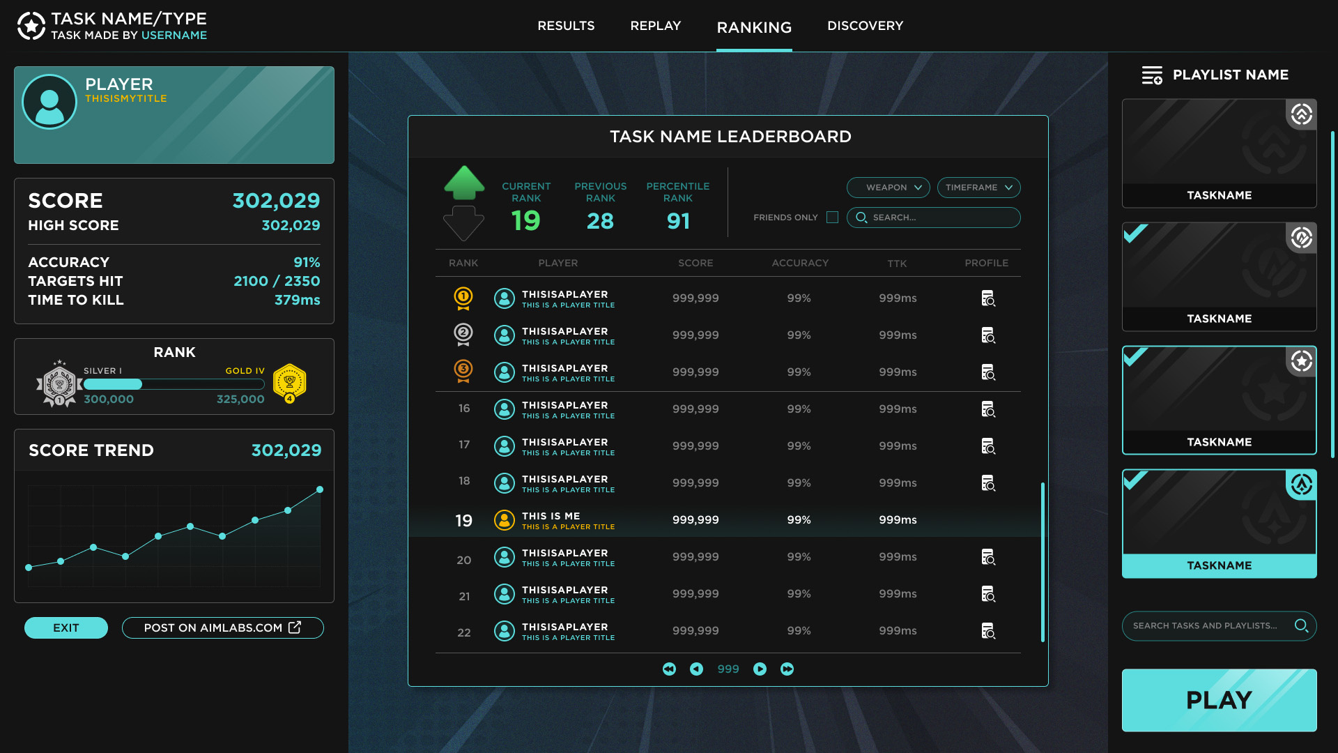 Aimlabs UI 5 Aimlabs UI 5