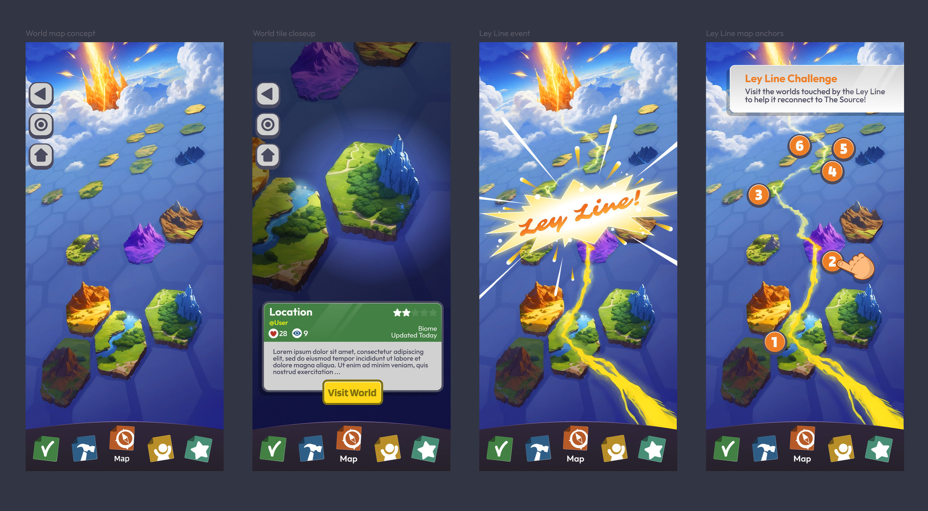 Ley Lines UI Ley Lines UI