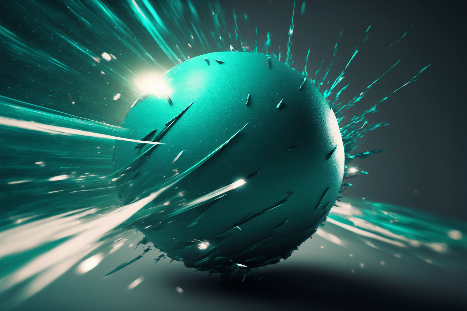 Teal Sphere Teal Sphere