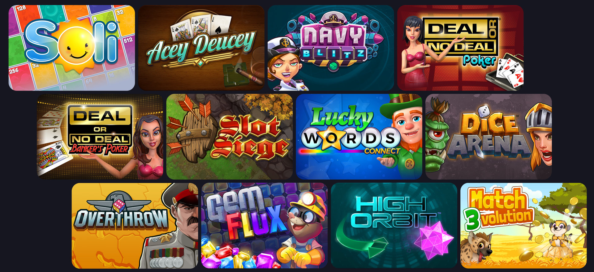 Gamblit Gaming Icons